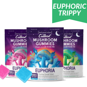Cutleaf - Euphoria Mushroom Gummies - Sunset - 1000mg